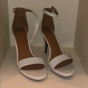 White high heels
